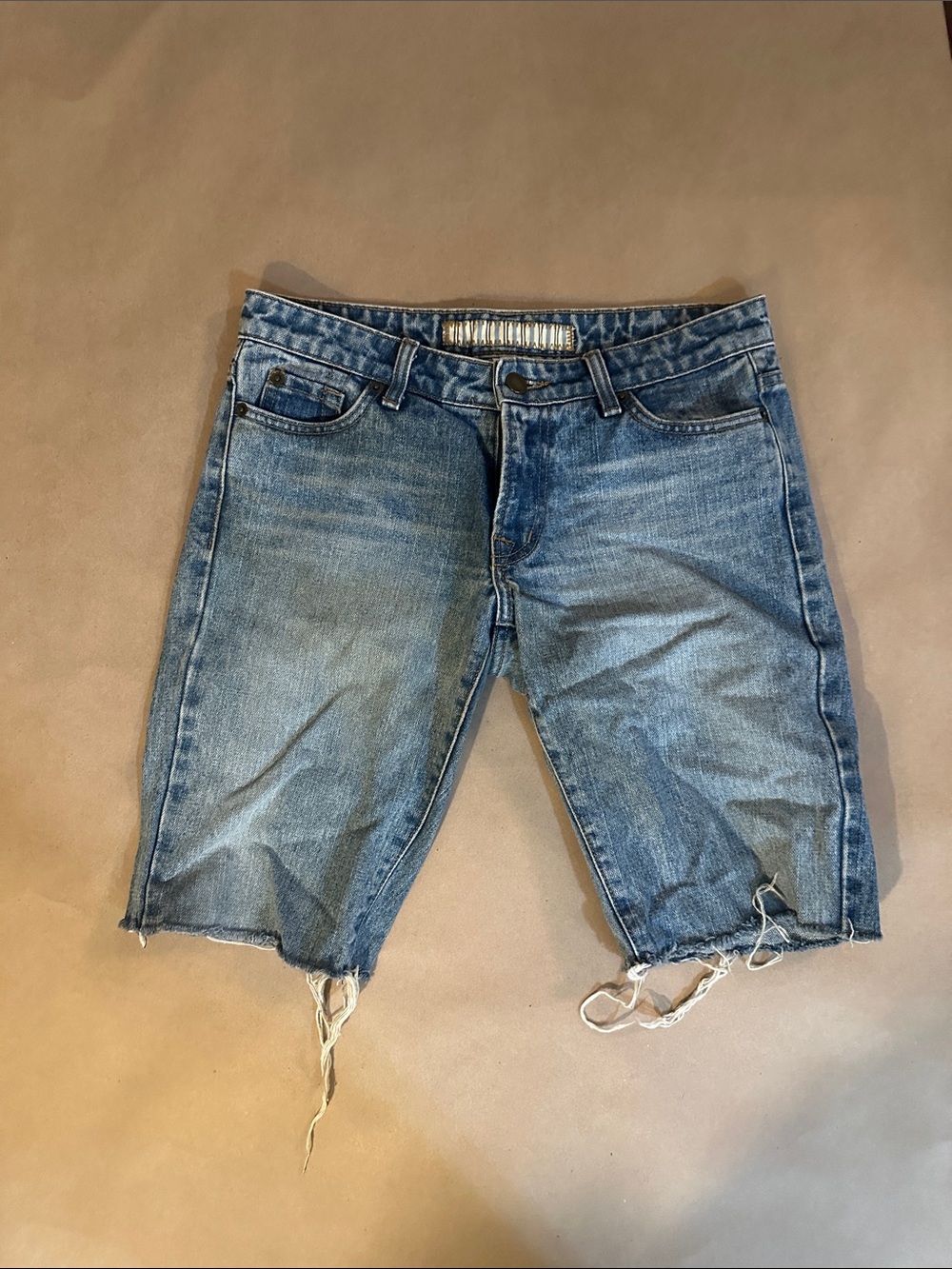 Women's Blue Denim Cut-Off Jean Shorts